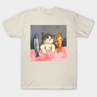 Sleeping with the fishes! T-Shirt